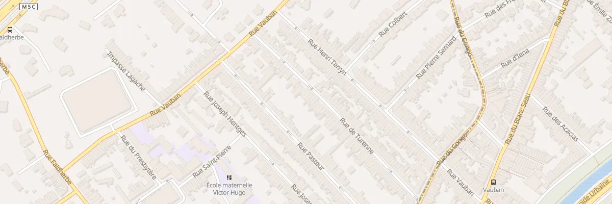 Plan du 42 Rue de Turenne à Mouvaux