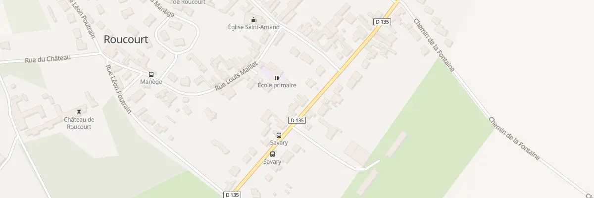 Plan du 60 Rue Fernand Savary à Roucourt