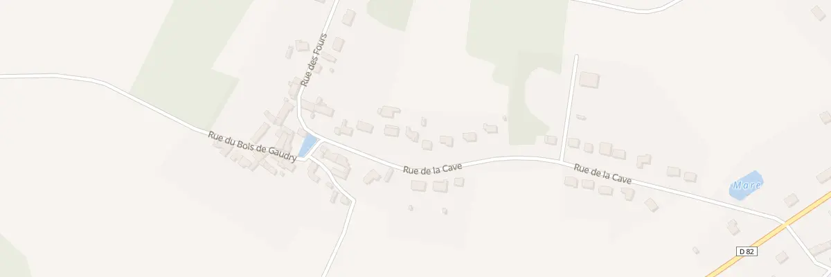 Plan du 28 Rue de la Cave à Saint-Sérotin