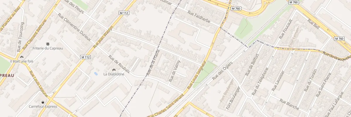 Plan du 19 Rue de Mulhouse à Croix