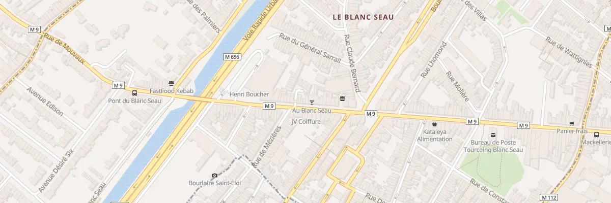 Plan du 65T Rue de Mouvaux à Tourcoing