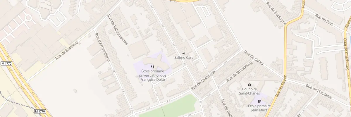 Plan du 74 Rue d’ Angleterre à Tourcoing