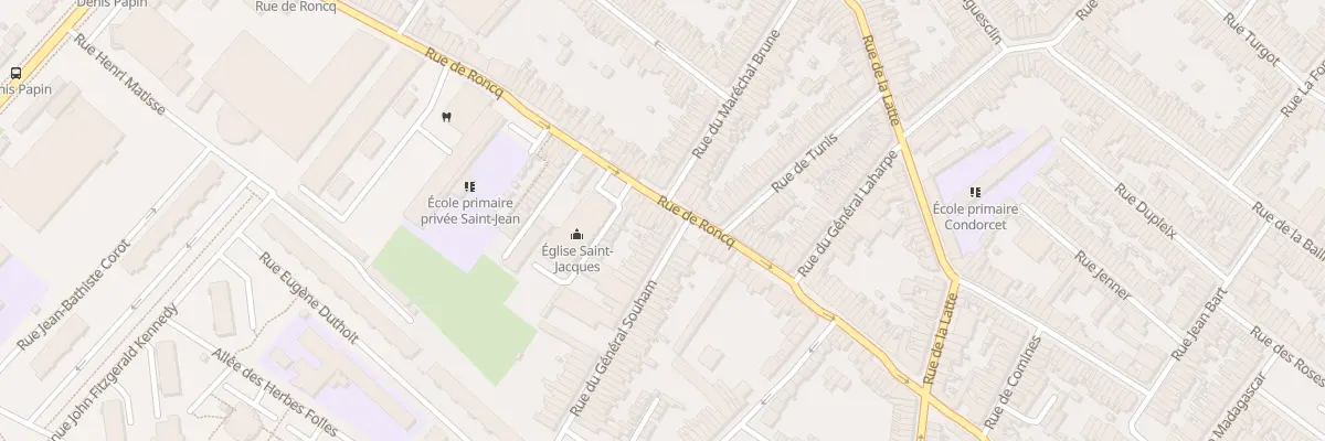 Plan du 69 Rue de Roncq à Tourcoing