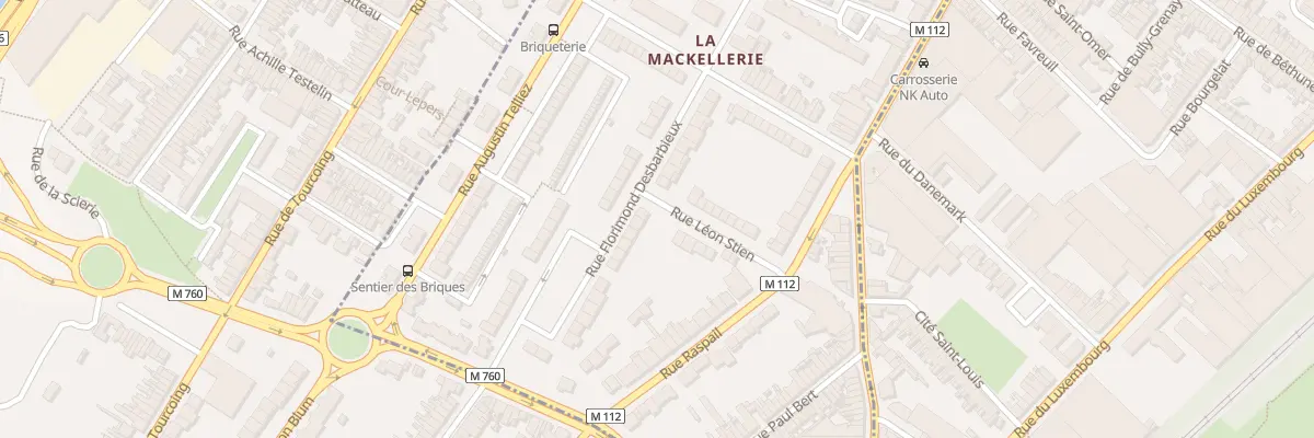 Plan du 28 Rue Florimond Desbarbieux à Croix