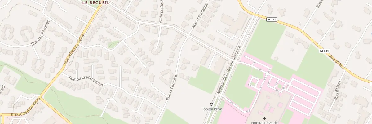 Plan du 36 Rue la Fontaine à Villeneuve-d’Ascq