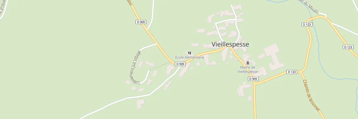 Plan du 5032 Le Bourg à Vieillespesse