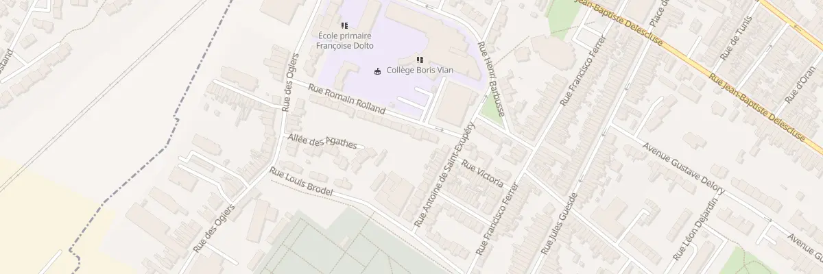 Plan du 7 Rue Romain Rolland à Croix