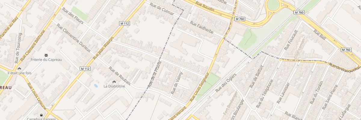 Plan du 26 Rue de Mulhouse à Croix