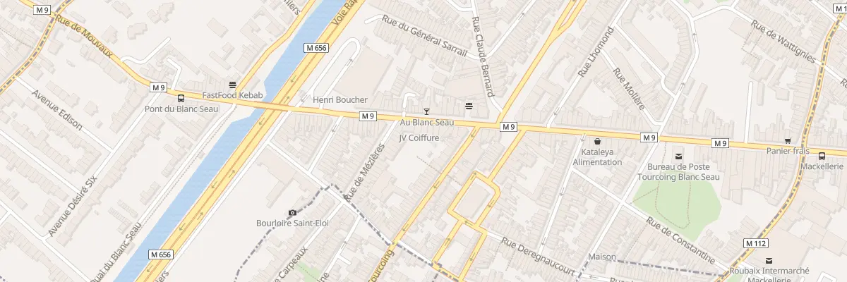 Plan du 60 Rue de Mouvaux à Tourcoing