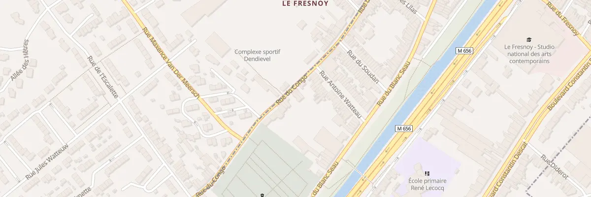 Plan du 255 Rue du Congo à Tourcoing