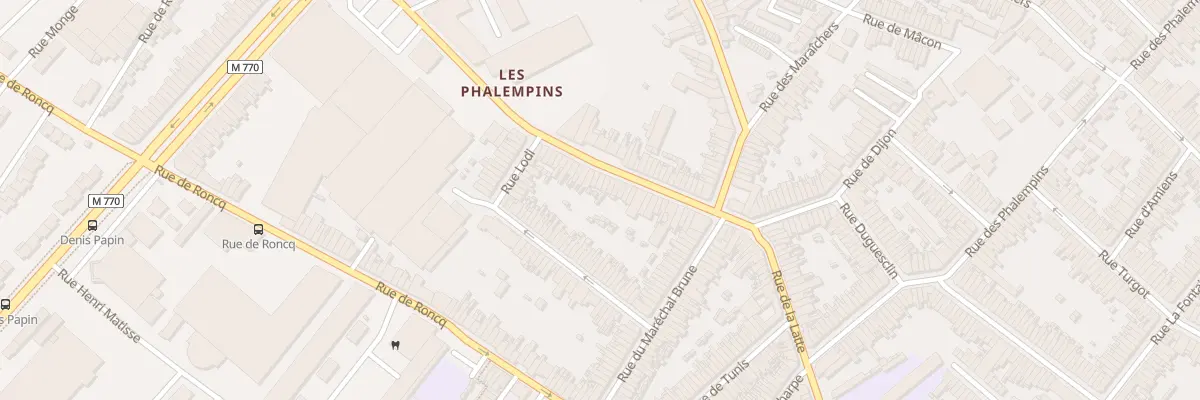 Plan du 33 Rue Racine à Tourcoing