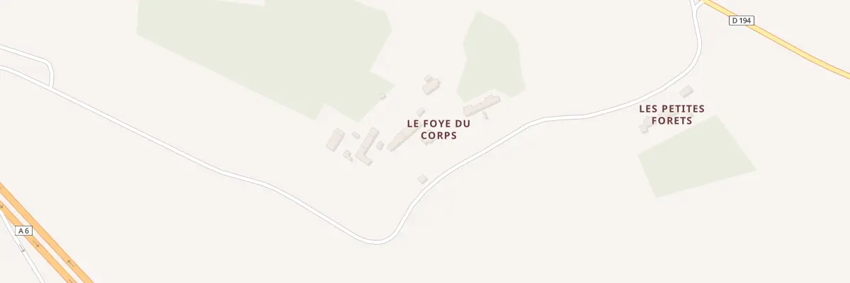 Plan du 8 Le Foix du Corps à Saint-Loup-d’Ordon
