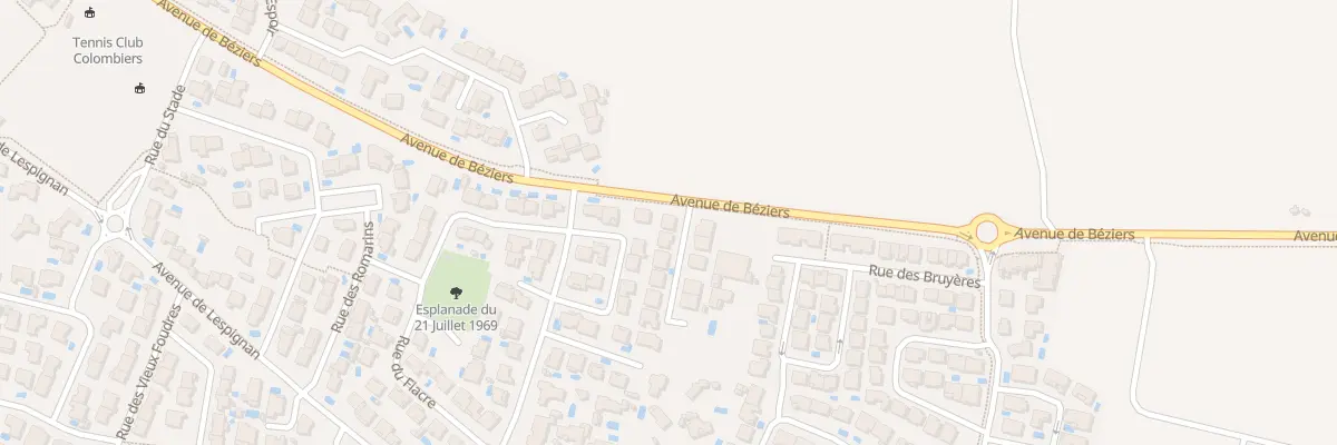 Plan du 2 Rue du Chèvrefeuille à Colombiers