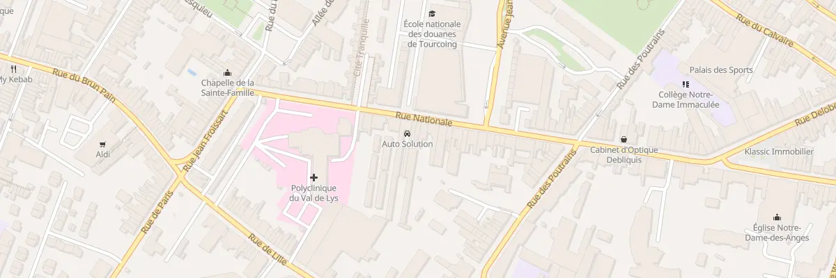 Plan du 145 Rue Nationale à Tourcoing