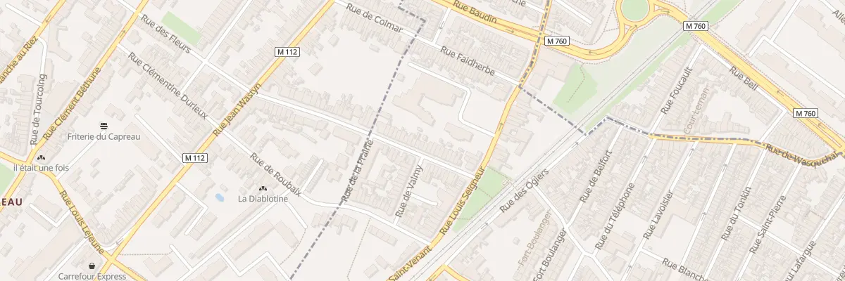 Plan du 24 Rue de Mulhouse à Croix