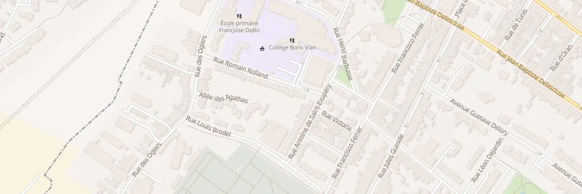 Plan du 5 Rue Romain Rolland à Croix