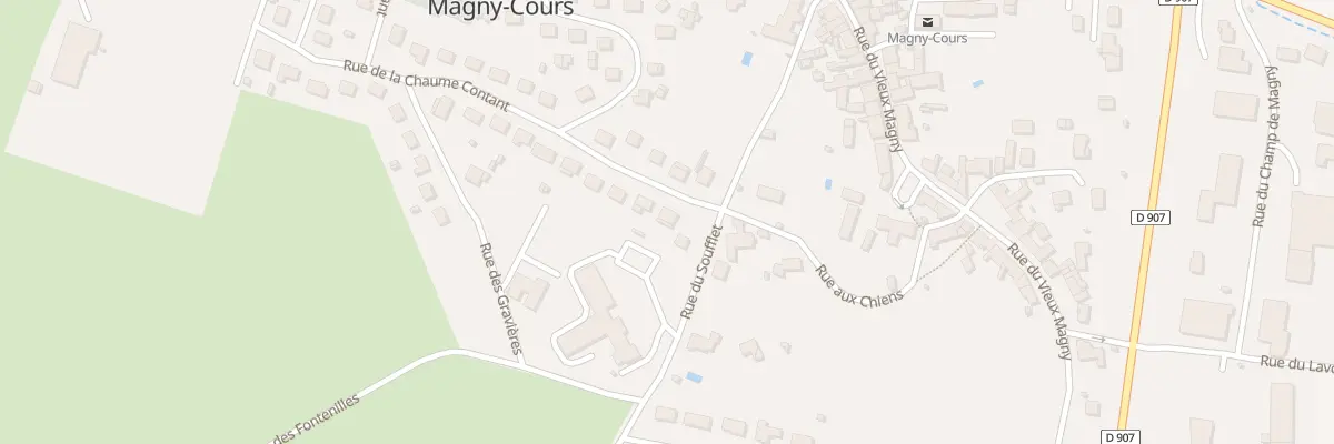 Plan du 2 Rue de la Chaume Contant à Magny-Cours
