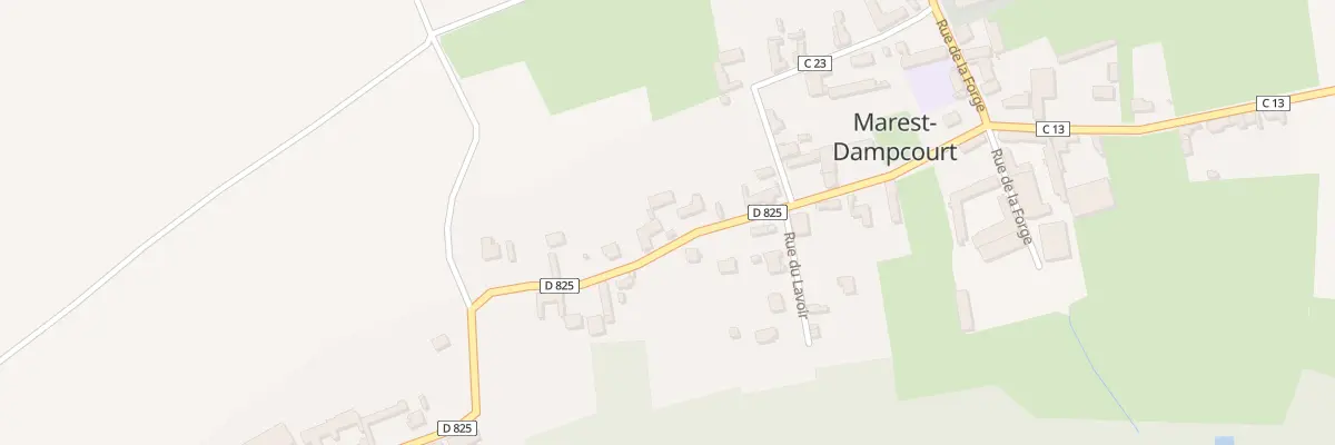 Plan du 10 Rue Saint Brice à Marest-Dampcourt