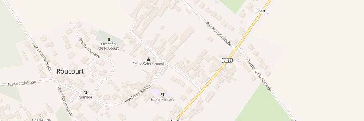 Plan du 25 Rue Elie Dessaint à Roucourt