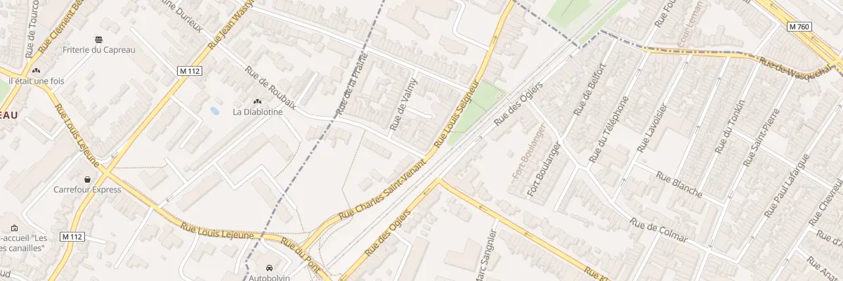 Plan du 1 Rue Louis Seigneur à Croix