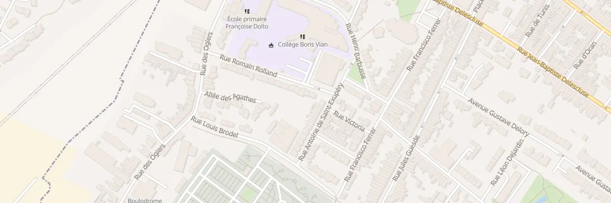 Plan du 3 Rue Romain Rolland à Croix