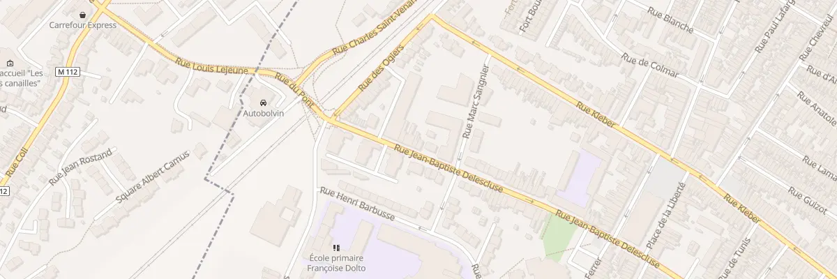 Plan du 194 Rue J B Delescluse à Croix
