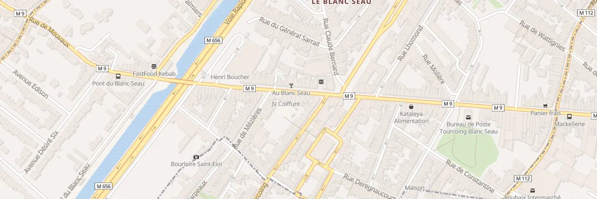 Plan du 64 Rue de Mouvaux à Tourcoing