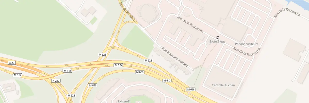 Plan du 2 Rue Edouard Vaillant à Villeneuve-d’Ascq