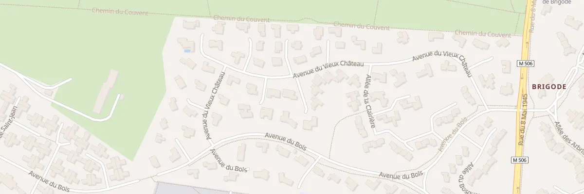 Plan du 29 Av du Vieux Chateau à Villeneuve-d’Ascq