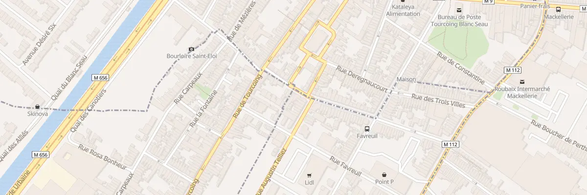 Plan du 79 Rue du Riez à Croix