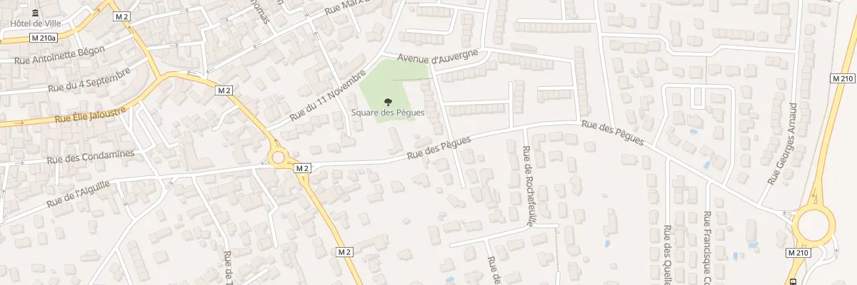 Plan du 3 Rue des Pègues à Gerzat