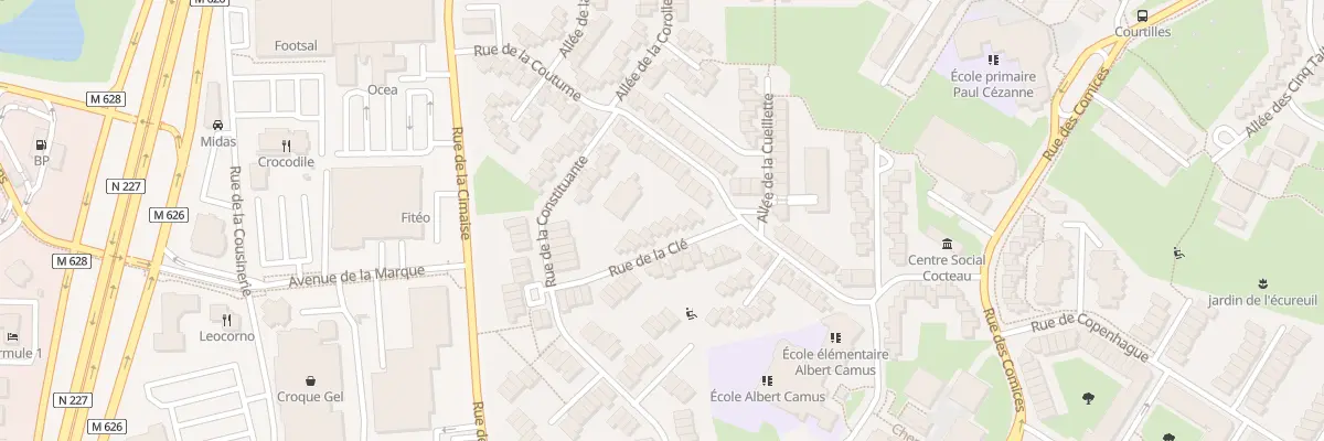 Plan du 6 Rue de la Cle à Villeneuve-d’Ascq