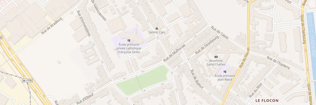 Plan du 110 Rue d’ Angleterre à Tourcoing