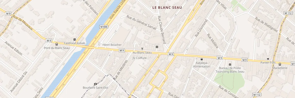 Plan du 71B Rue de Mouvaux à Tourcoing