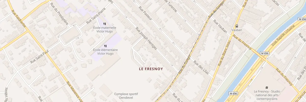 Plan du 112 Rue Joseph Hentgès à Mouvaux