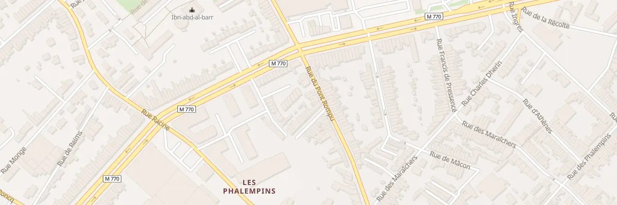Plan du 83 Rue du Pont Rompu à Tourcoing