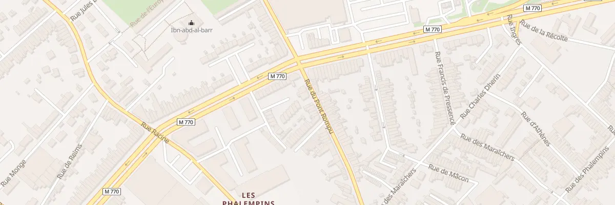 Plan du 91 Rue du Pont Rompu à Tourcoing