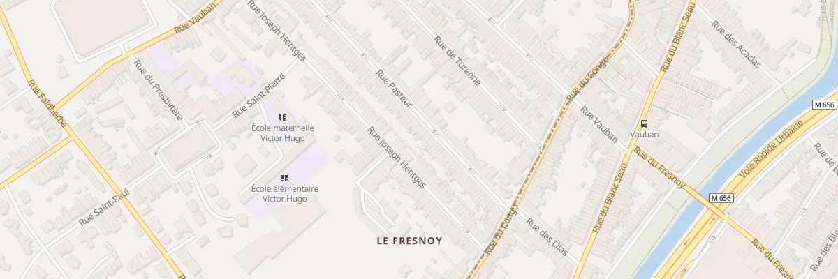 Plan du 122 Rue Pasteur à Mouvaux