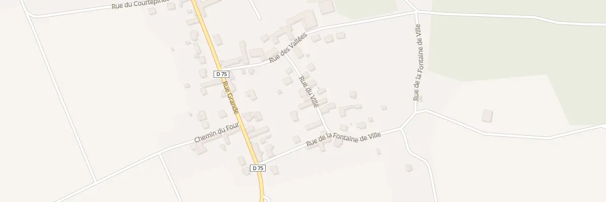 Plan du 5 Rue du Ville à Mons-en-Montois