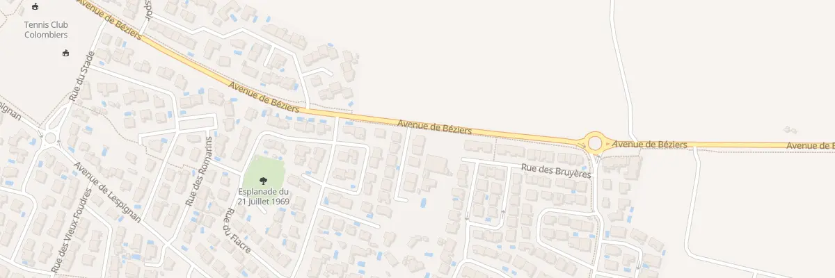 Plan du 1 Rue du Chèvrefeuille à Colombiers