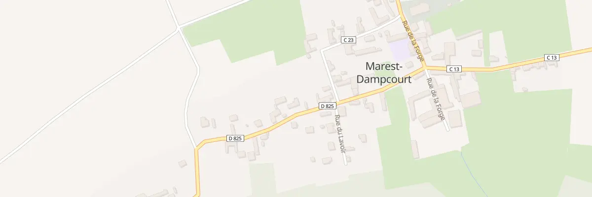 Plan du 8 Rue Saint Brice à Marest-Dampcourt