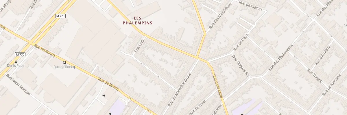 Plan du 19 Rue Racine à Tourcoing