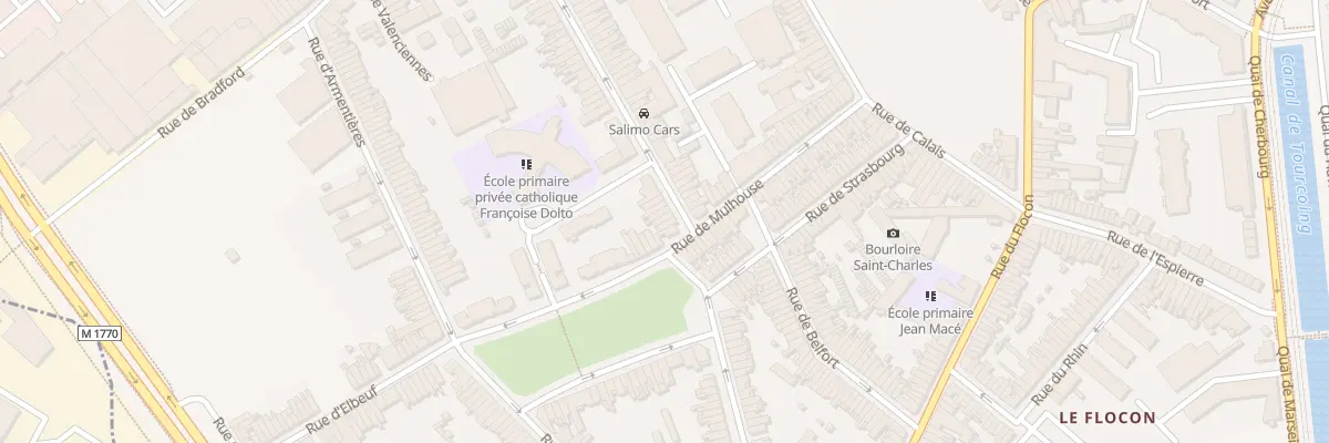Plan du 114 Rue d’ Angleterre à Tourcoing