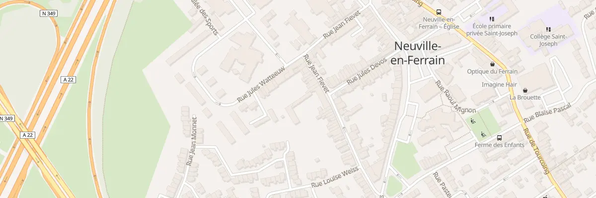 Plan du 46B Rue Jean Fiévet à Neuville-en-Ferrain