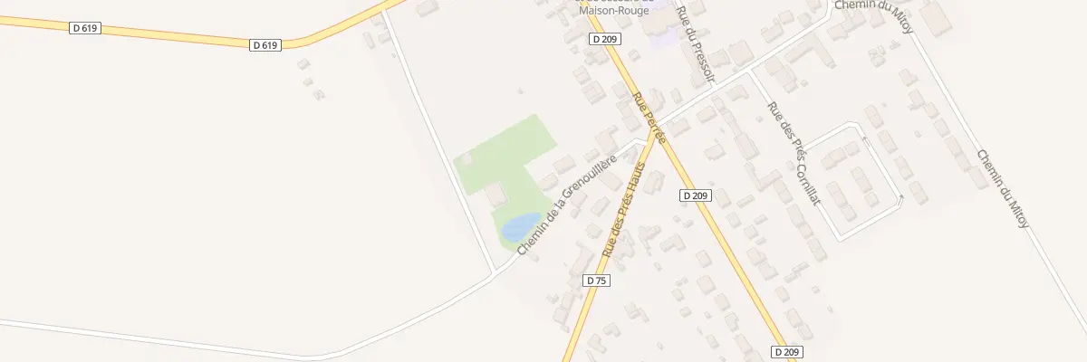 Plan du 4 Che de la Grenouillere à Maison-Rouge
