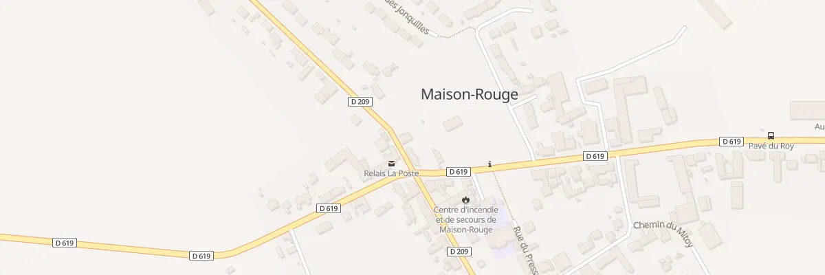 Plan du 2 Rue de la Voie Romaine à Maison-Rouge