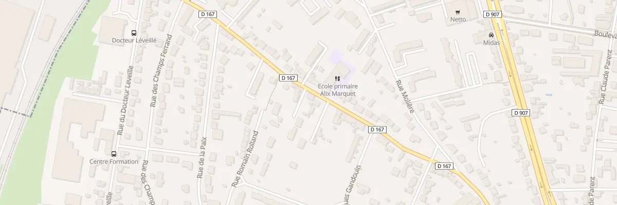 Plan du 51 Rue de Vauzelles à Nevers