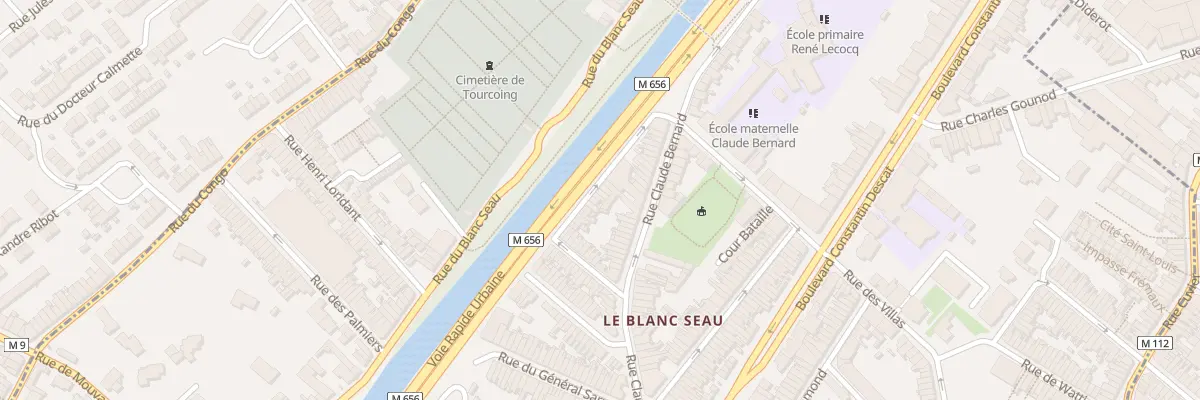 Plan du 34 Rue de la Passerelle à Tourcoing