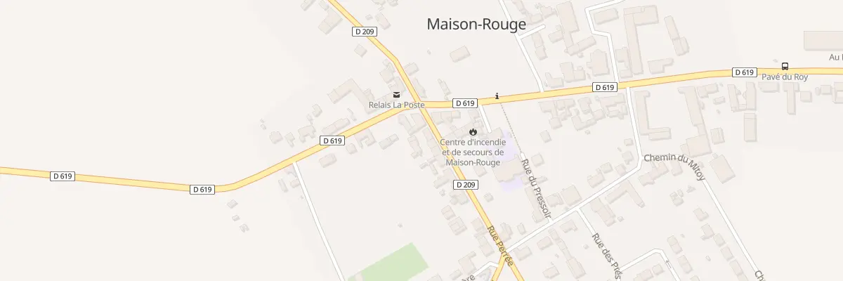 Plan du 6 Rue Perrée à Maison-Rouge