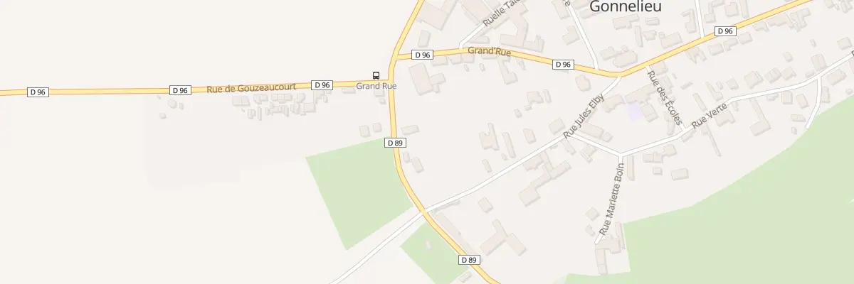 Plan du 91 Rue de Villers-guislain à Gonnelieu